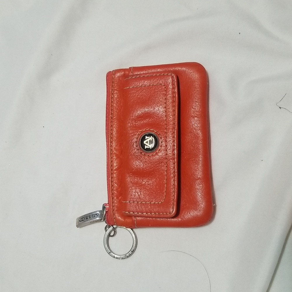 Fossil leather coins purse